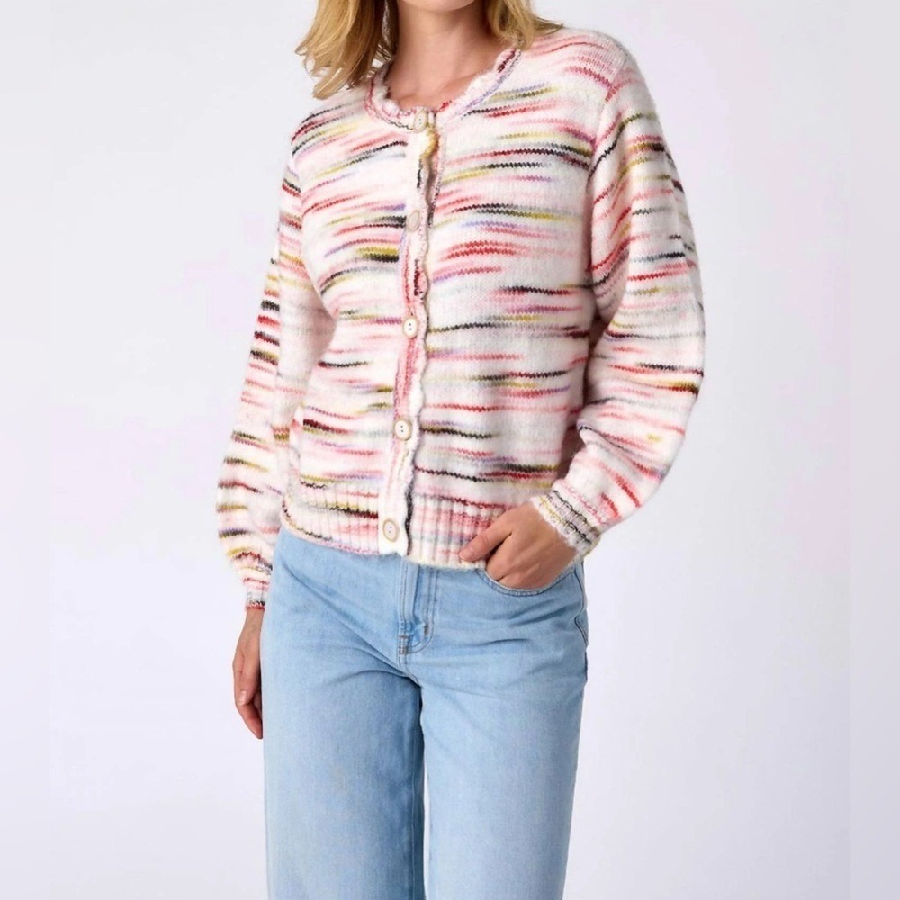 Crosby by Mollie Burch Colson Cardigan – Space Dye Knit | Size Small